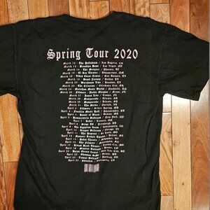 Size L ISSUES Band Shirt Black Pink Embroidered 2020 Tour Concert Official